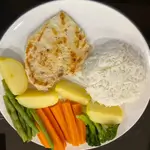 Chicken Steak 150g + Rice 200g + Sauteed Vegetables